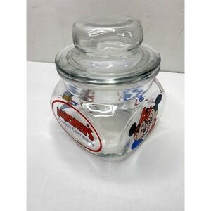 Walt Disney World Glass Candy Jar Mickey's Candy Company Treat Jar Disney World